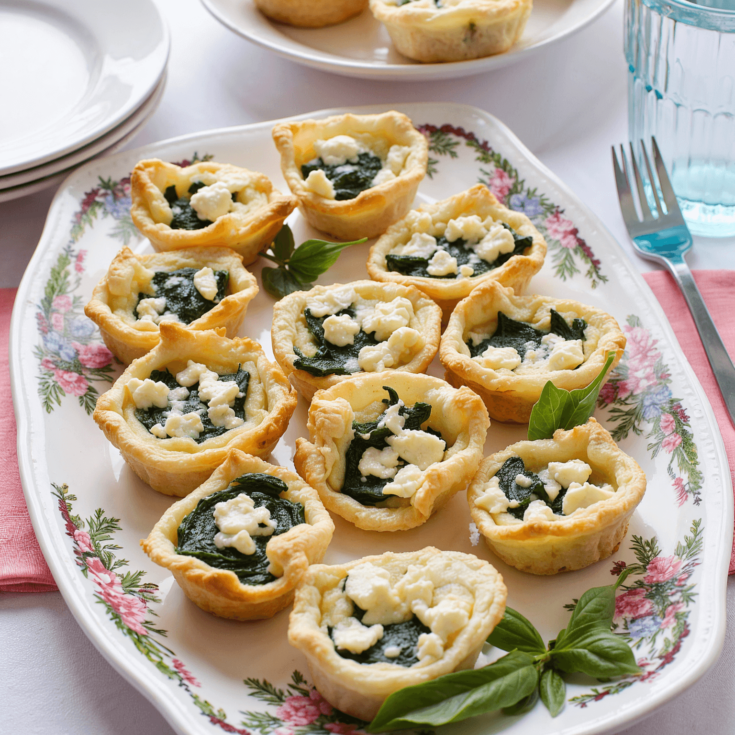 Spinach and Feta Phyllo Cups finger food