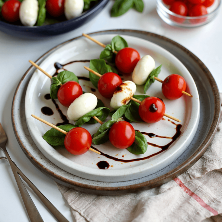 Mini Caprese Skewers