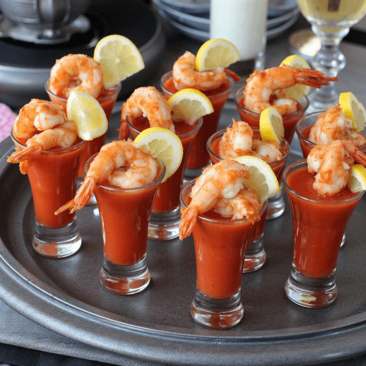 Shrimp Cocktail Shooters finger food