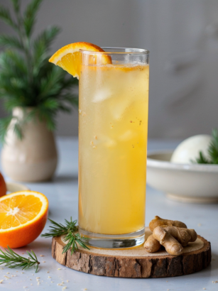 Sparkling Citrus Ginger Mocktail