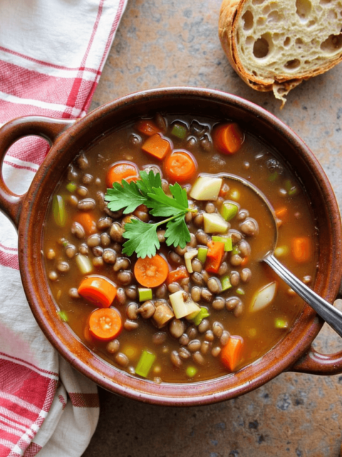 one pot lentil soup