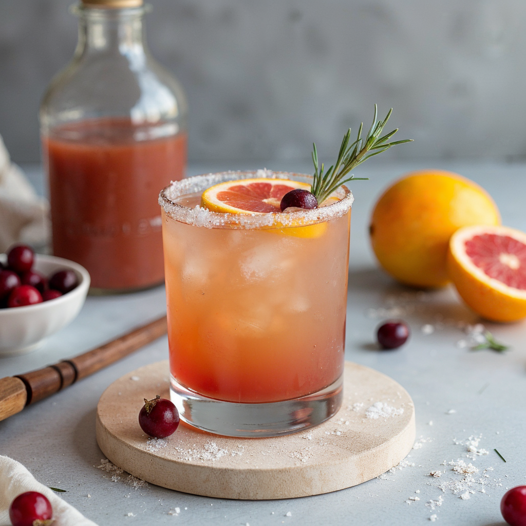 cranberry Citrus Cooler mocktail