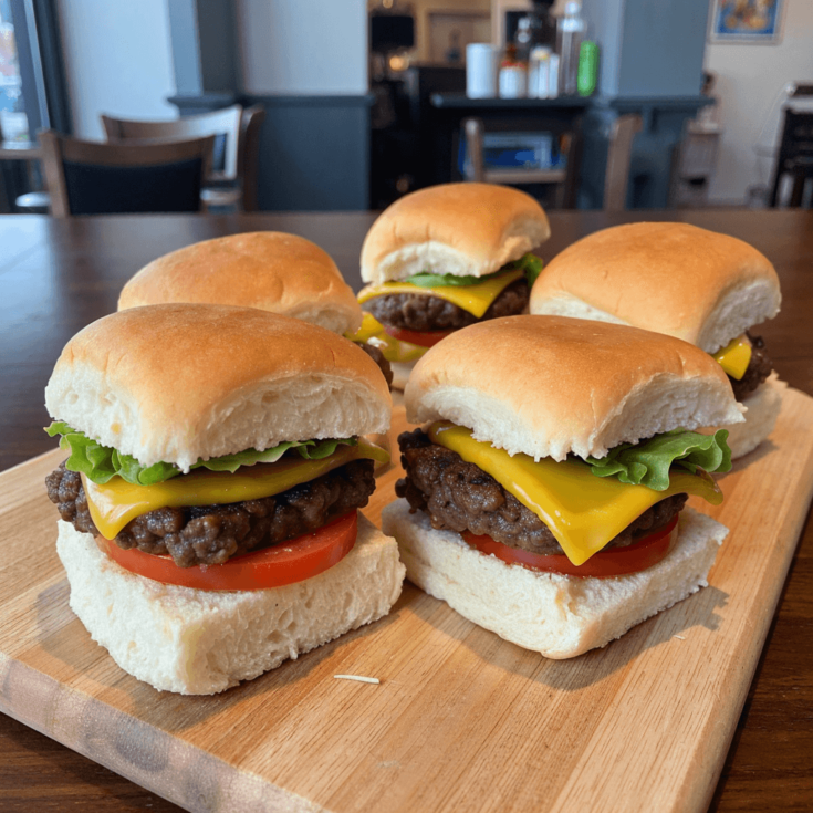 mini sliders finger food